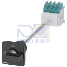 SENTRON, switch disconnector 3LD, main switch, 4-pole, Iu: 16 A, operating power / at AC-23 A at 400