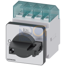 SENTRON, Switch disconnector 3LD, main switch, 4-pole, Iu: 16 A, Operating power / at AC-23 A at 400