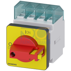 SENTRON, Switch disconnector 3LD, emergency switching-off switch, 4- pole, Iu: 16 A, operating power