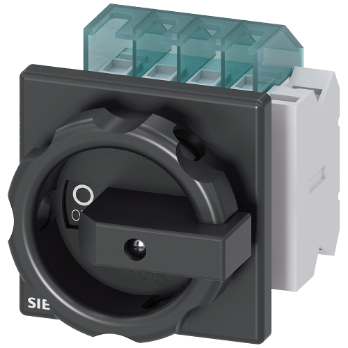 SENTRON, Switch disconnector 3LD, main switch, 3-pole, Iu: 16 A, Operating power / at AC-23 A at 400