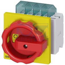 SENTRON, Switch disconnector 3LD, emergency switching-off switch, 4- pole, Iu: 16 A, operating power