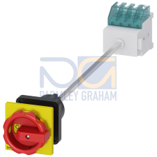 SENTRON, Switch disconnector 3LD, emergency switching-off switch, 3- pole, Iu: 16 A, operating power