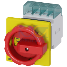 SENTRON, Switch disconnector 3LD, emergency switching-off switch, 4- pole, Iu: 16 A, operating power