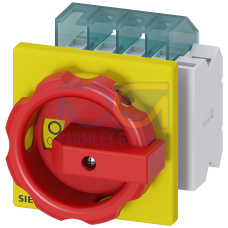 SENTRON, Switch disconnector 3LD, emergency switching-off switch, 3- pole, Iu: 16 A, operating power