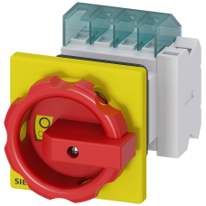 SENTRON, Switch disconnector 3LD, emergency switching-off switch, 3- pole, Iu: 16 A, operating power