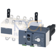 SENTRON, transfer switching equipment 3KC, remotely operated, RTSE, 4-pole, Iu: 250 A, Ue AC: 415 V,