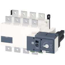 3KC transfer switching equipment, remote-controlled, RTSE, 4-pole, Iu: 630 A, Ue AC: 415 V, Ie ...