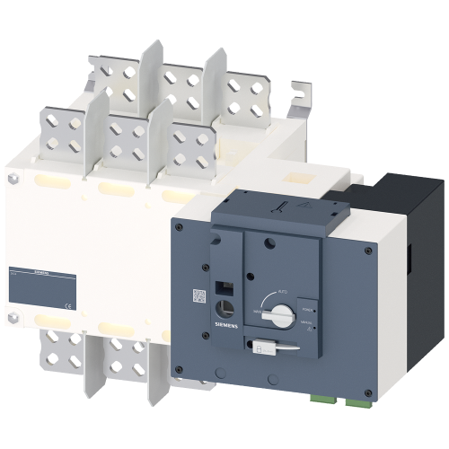 SENTRON, 3KC transfer switching equipment, remotely operated, RTSE, 3-pole, Iu: 1250 A