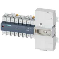 SENTRON, ATE, transfer switching equipment 3KC, automatically, ATSE, 4- pole, Iu: 100 A, Ue AC: 415