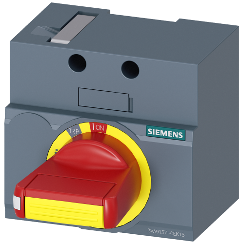 front mounted rotary operator emergency-off IEC IP30/40 accessory for: 3VA5 125