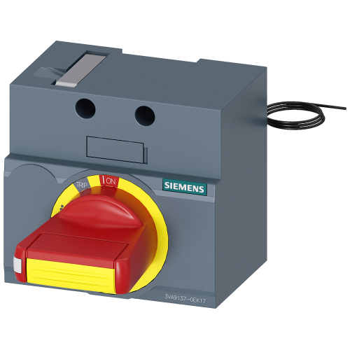 front mounted rotary operator emergency-off IEC IP30/40 24V DC lighting kit accessory for: 3VA5 125