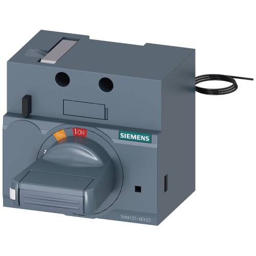 front mounted rotary operator standard with door interlock IEC IP30/40 24V DC lighting kit accessory for: 3VA4/5 125