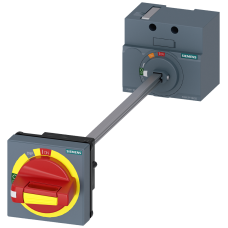 door mounted rotary operator emergency-off IEC IP65 with door interlock accessory for: 3VA4/5 125