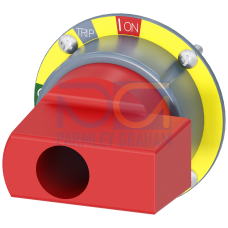 supplementary handle for door mounted rotary operator emergency-stop accessory for: 3VA5 125