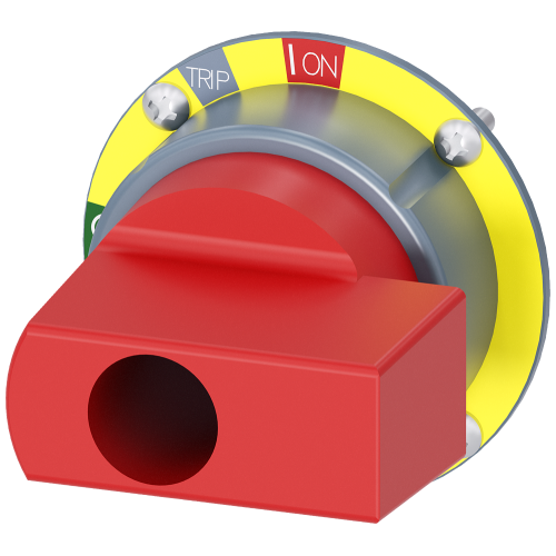 supplementary handle for door mounted rotary operator emergency-stop accessory for: 3VA5 125