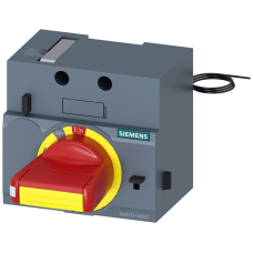 Front mounted rotary operator EMERG. OFF IP30 NEMA type 1,.. with door interlocking for 3VA5 125