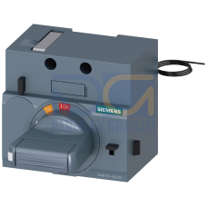 front mounted rotary operator standard IP30 NEMA type 1,.. with door interlock 24V DC lighting kit and door open position accessory for: 3VA5 125