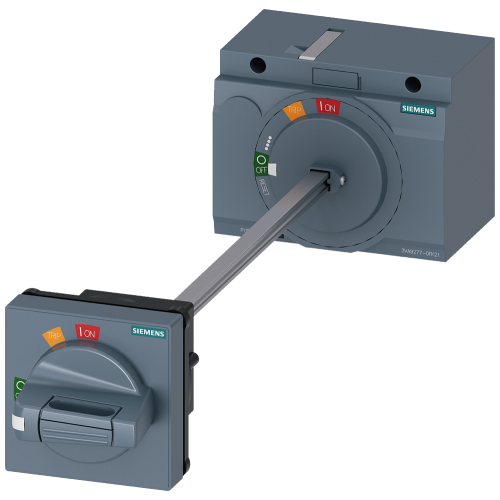 door mounted rotary operator standard IEC IP65 with door interlock accessory for: 3VA6 150/250 3VA5 250