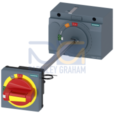 Door mounted rotary operator EMERG. OFF NEMA TYPE 1, 3R, 12, for 3VA6 150/250 3VA5 250