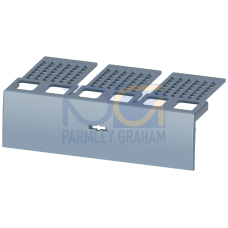 terminal cover 3-pole 1 unit accessory for: 3VA6 150/250 3VA5 250 plug-in/draw-out socket 3VA6 150/2