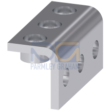 Accessory for 3KC4, 3KC8 copper bar, kit, L-bracket, part D for 2000 to 3200 A