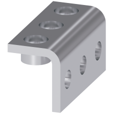 Accessory for 3KC4, 3KC8 copper bar, kit, L-bracket, part D for 2000 to 3200 A