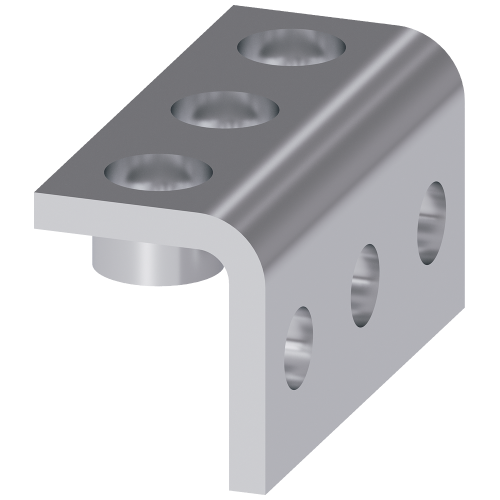 Accessory for 3KC4, 3KC8 copper bar, kit, L-bracket, part D for 2000 to 3200 A