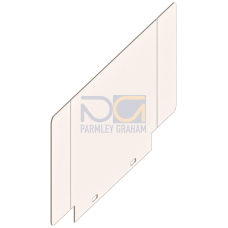 Accessory for 3KC4, 3KC8 terminal plate, upper and lower, 3-pole