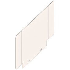 Accessory for 3KC4, 3KC8 terminal plate, upper and lower, 3-pole