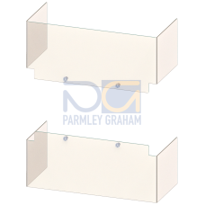 Accessory for 3KC4, 3KC8 terminal plate, upper and lower, 3-pole