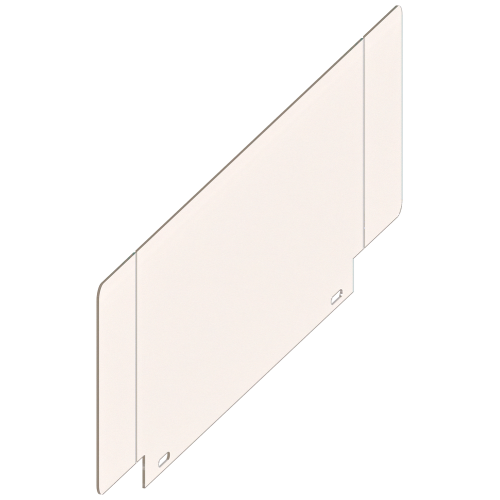 Accessory for 3KC4, 3KC8 terminal plate, upper and lower, 4-pole