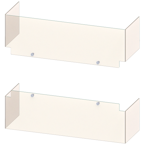 Accessory for 3KC4, 3KC8 terminal plate, upper and lower, 4-pole