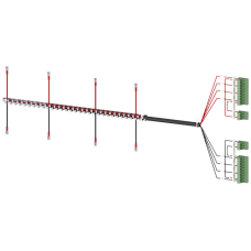Accessory for 3KC8 power supply cable for upper connection 4-pole