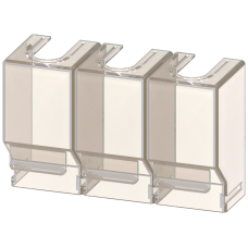 Accessory for 3KC4, 3KC8 terminal covers 1-pole for 250 to 400 A containing 3 units