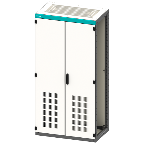 SIVACON, Control panel Empty enclosure, without side panels, according to IEC 62208, with Ventilation openings IP20, H: 1800 mm, W: 1200 mm, T: 400 mm