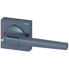 Handle with masking plate standard, size 100x 100, for shaft 12x 12, I-0-II