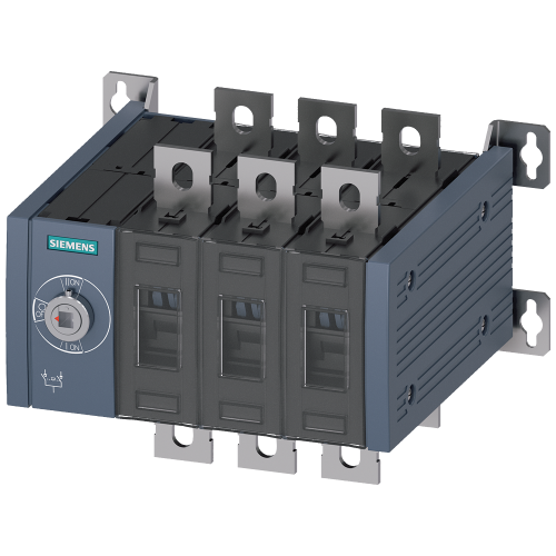 SENTRON, 3KC transfer switching equipment, manually operated, MTSE, size: 3, 3-pole, Iu: 400 A