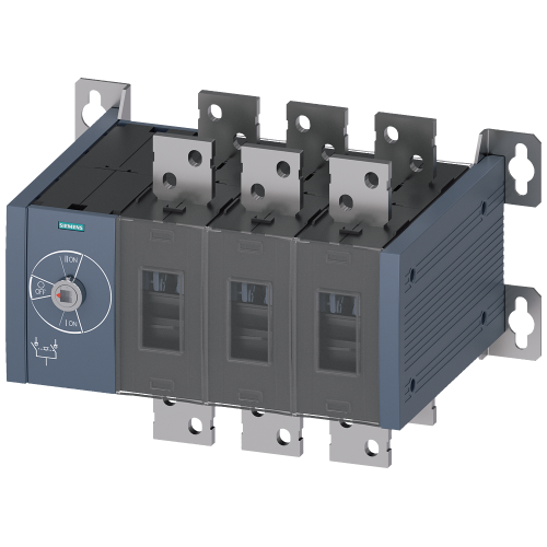 SENTRON, 3KC transfer switching equipment, manually operated, MTSE, size: 5, 3-pole, Iu: 1600