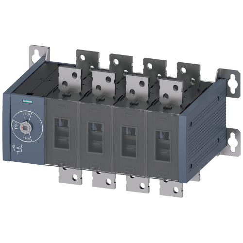 SENTRON, 3KC transfer switching equipment, manually operated, MTSE, size: 5, 4-pole, Iu: 1600