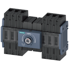 SENTRON, 3KC transfer switching equipment, manually operated, MTSE, size: 1, 3-pole, Iu: 63 A, Ue AC