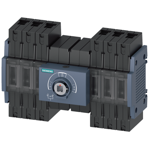 SENTRON, 3KC transfer switching equipment, manually operated, MTSE, size: 1, 3-pole, Iu: 16 A, Ue AC