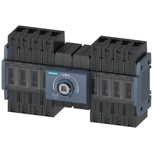 SENTRON, 3KC transfer switching equipment, manually operated, MTSE, size: 1, 4-pole, Iu: 63 A