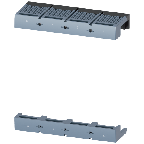 Terminal cover short, 4-pole, 1 unit, accessories for: 3VA1/2 1000.