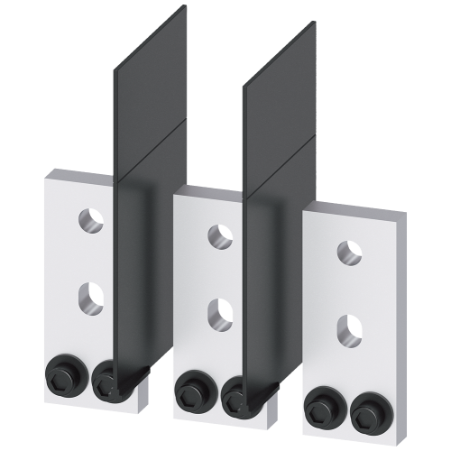 Front bus connectors extended, 3 units, accessories for: 3VA1/2 1000.