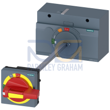 DOOR MOUNTED ROTARY OPERATOR EMERGENCY-OFF IEC IP65 WITH DOOR INTERLOCKING ACCESSORY FOR: 3VA5/6 400/600