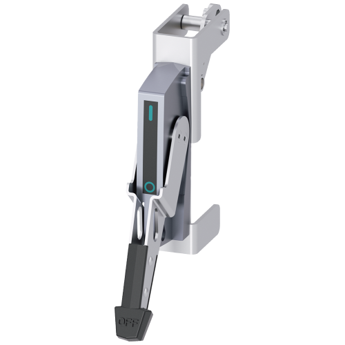 operating unit w. Bowden cable Max Flex operator handle single steel,  epoxy sheathed NEMA 1/3R/12; black=OFF, black=ON