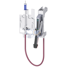 operating unit w. Bowden cable Max Flex operator complete kit comprising: handle steel, epoxy sheath