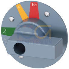 Supplementary handle for door mounted rotary operator standard, accessories for: 3VA6 150/250.