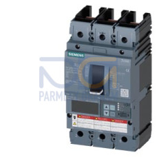 Circuit breaker 3VA6 UL frame 150 breaking capacity class H 65 kA @ 480 V 3-pole
