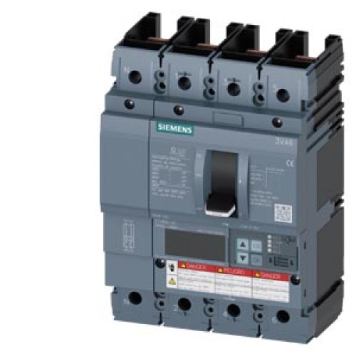 Circuit breaker 3VA6 UL frame 250 breaking capacity class M 35 kA @ 480 V 4-pole